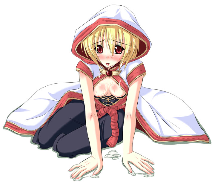 niku soukyuu, monk (ragnarok online), ragnarok online, tagme, cum, monk, solo, topless female