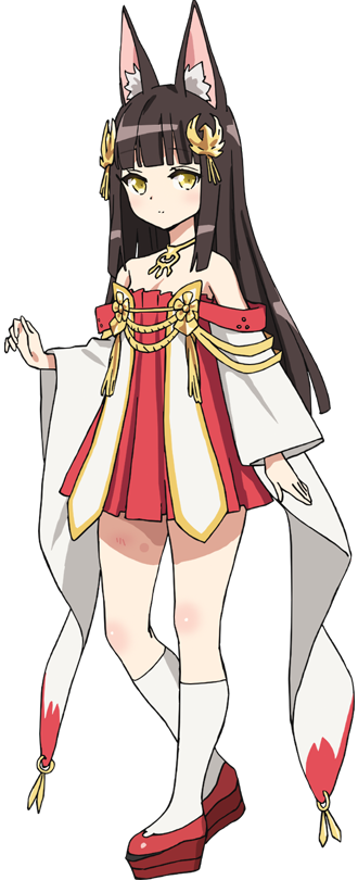 nagato (azur lane), azur lane, official art, 1girl, animal ear fluff, animal ears, anime coloring, bare shoulders, bird hair ornament, black hair, blunt bangs, boots, breasts, closed mouth, dress, fox ears, fox girl, full body, hair ornament, hand up, jewelry, long hair, long sleeves, looking at viewer, necklace, off-shoulder dress, off shoulder, ogiwara rokou, platform boots, red dress, red shoes, sash, shoes, simple background, small breasts, socks, solo, standing, tachi-e, transparent background, very long hair, white sash, white socks, wide sleeves, yellow eyes