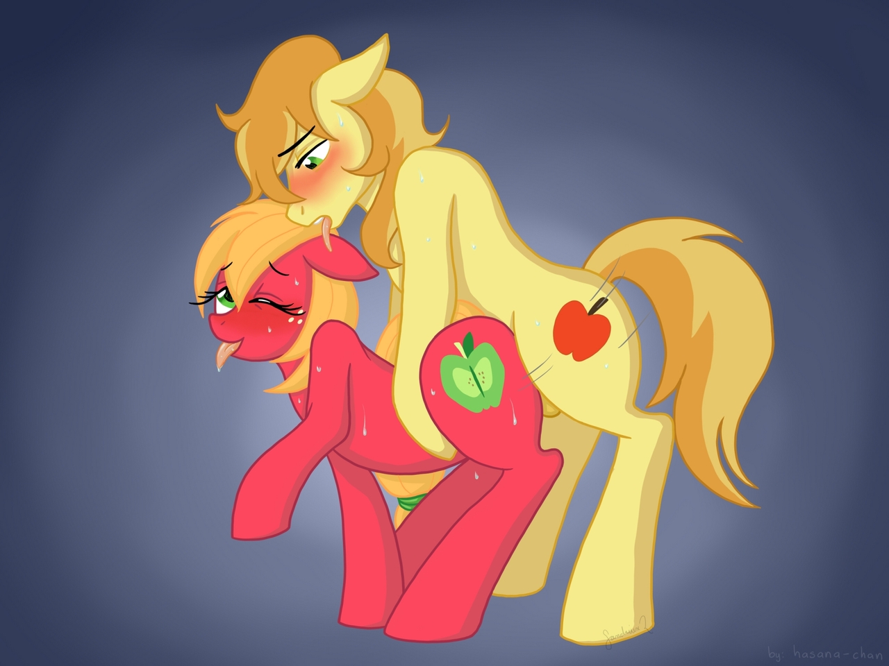 Rule34 – If it exists, there is porn of it / big macintosh (mlp), braeburn / 47423