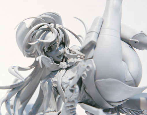 wonder festival, wonder festival 2007, photo (medium), tagme, figure, finger on trigger, greyscale, gun, handgun, long hair, monochrome, panties, pantyshot, revolver, shaded face, solo, underwear, very long hair, weapon