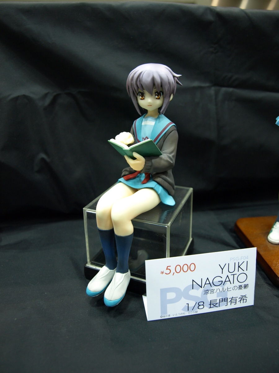nagato yuki, suzumiya haruhi no yuuutsu, wonder festival, wonder festival 2007, highres, photo (medium), 00s, figure, solo