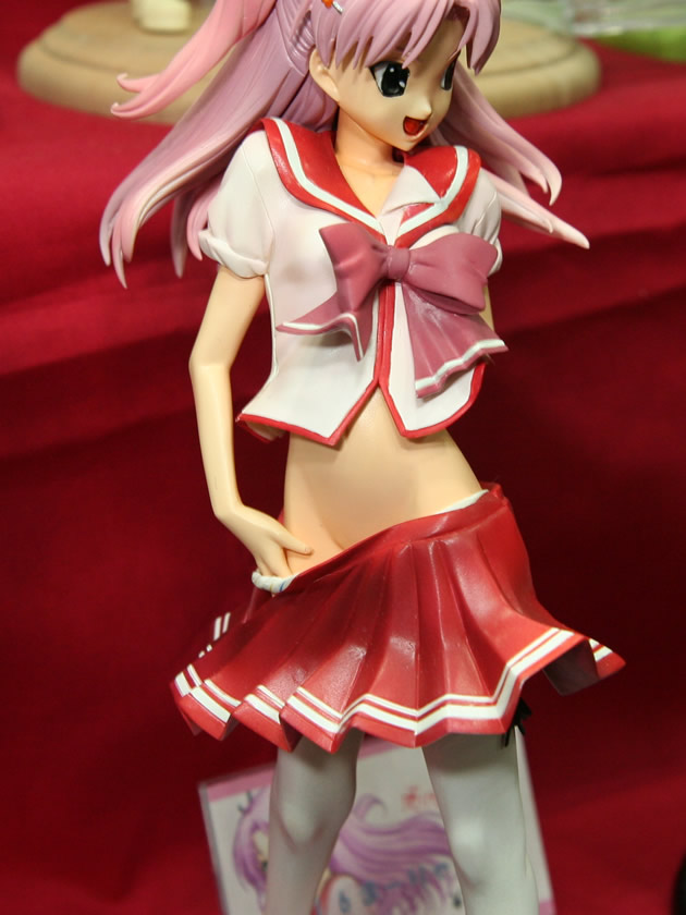 maaryan (to heart), to heart (series), to heart 2, wonder festival, wonder festival 2007, photo (medium), 00s, figure, school uniform, serafuku, solo, undressing