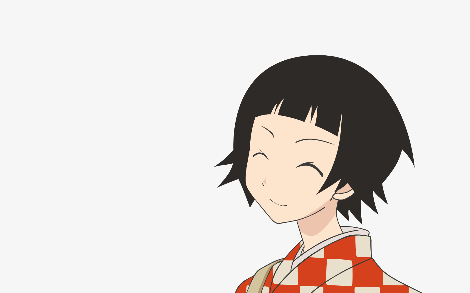tsunetsuki matoi, sayonara zetsubou sensei, derivative work, highres, tagme, vector trace, 00s, portrait