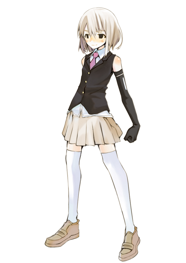 kunagisa hou, original, 1girl, elbow gloves, female focus, gloves, solo, thighhighs, zettai ryouiki