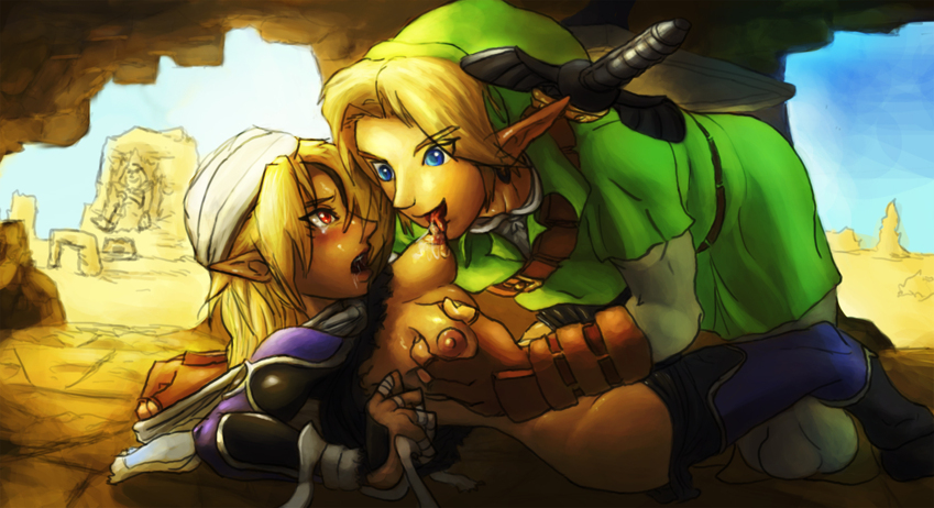 Rule34 – If it exists, there is porn of it / artist request, link, princess zelda, sheik / 49108