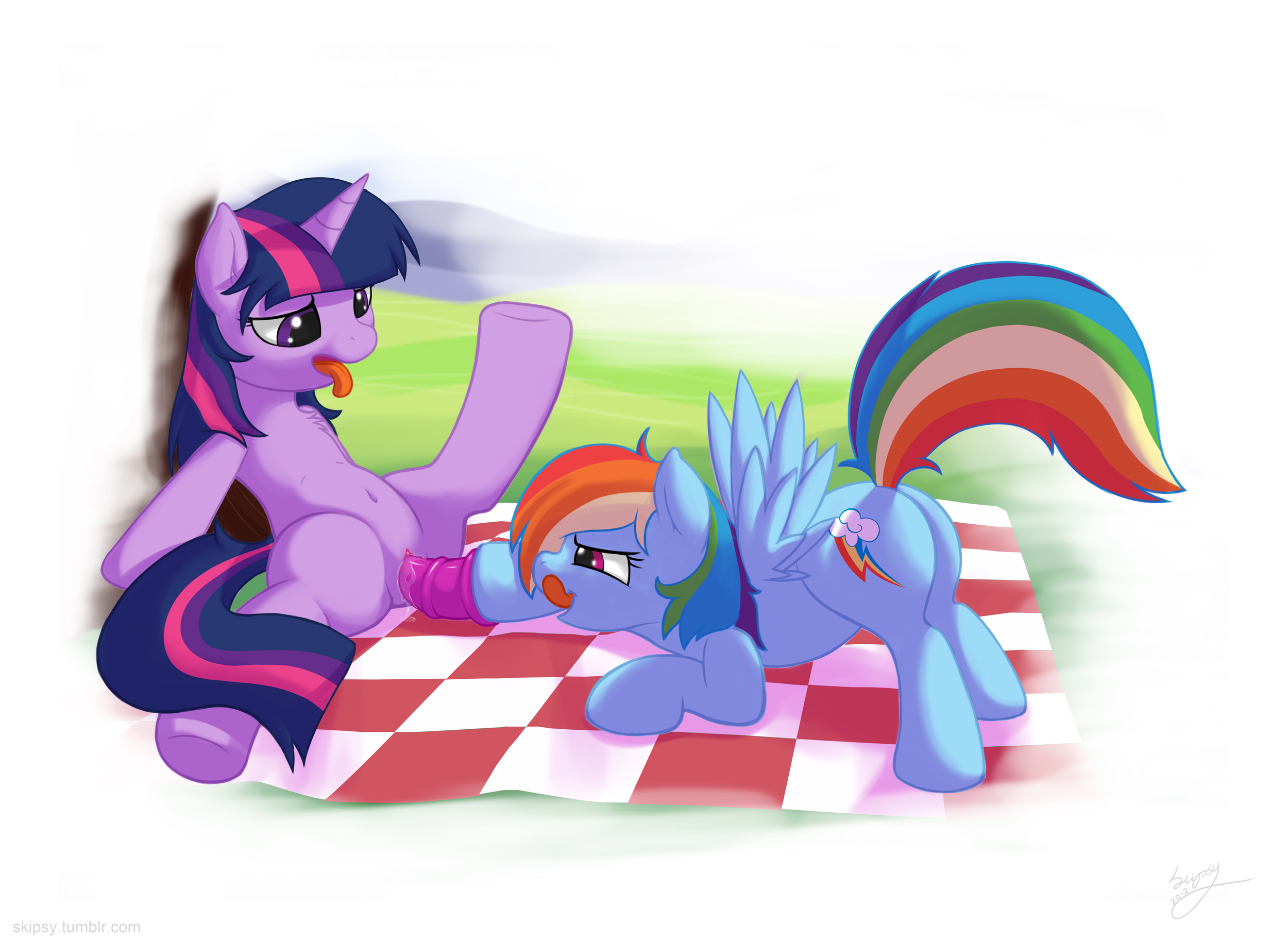 Rule34 – If it exists, there is porn of it / skipsy, rainbow dash (mlp), twilight sparkle (mlp) / 49177