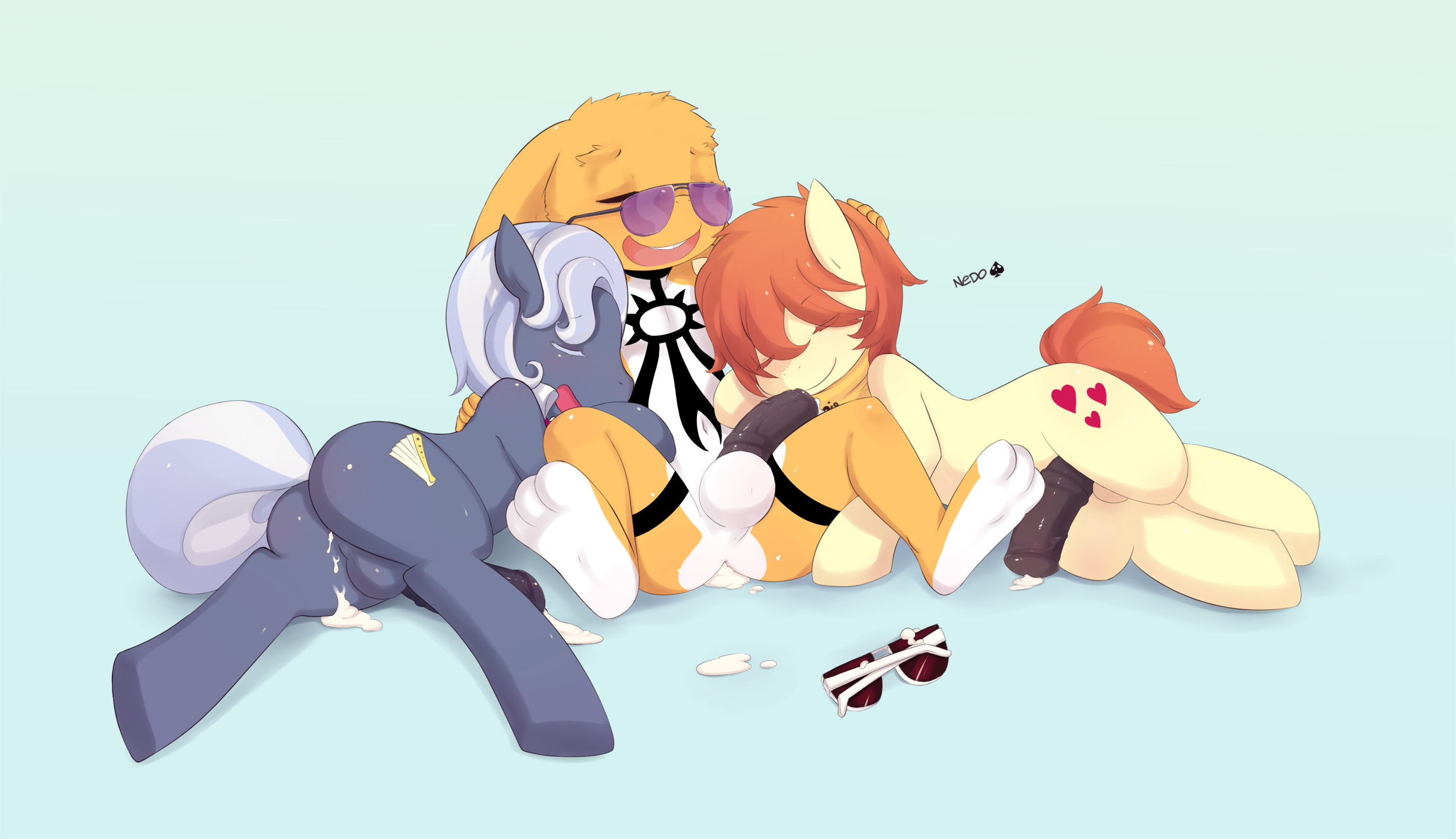 Rule34 – If it exists, there is porn of it / nedoiko, 0r0, hoity toity (mlp), max attraction, original character / 49276