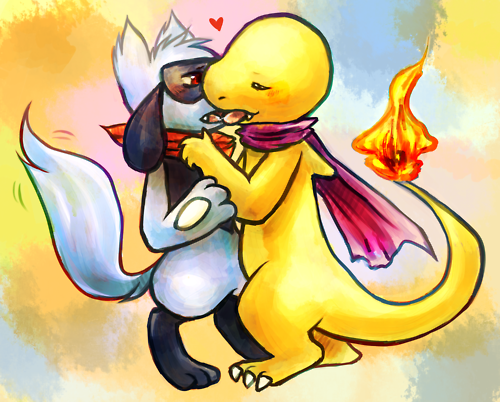 Rule34 – If it exists, there is porn of it / haychel, charmander, riolu / 49800