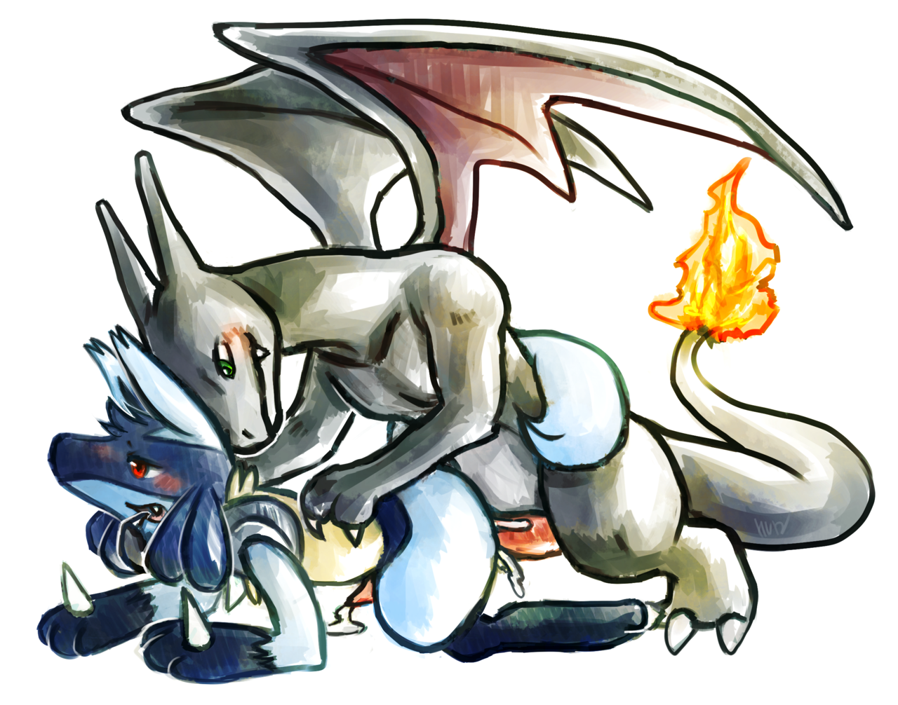 Rule34 – If it exists, there is porn of it / haychel, charizard, lucario / 49802