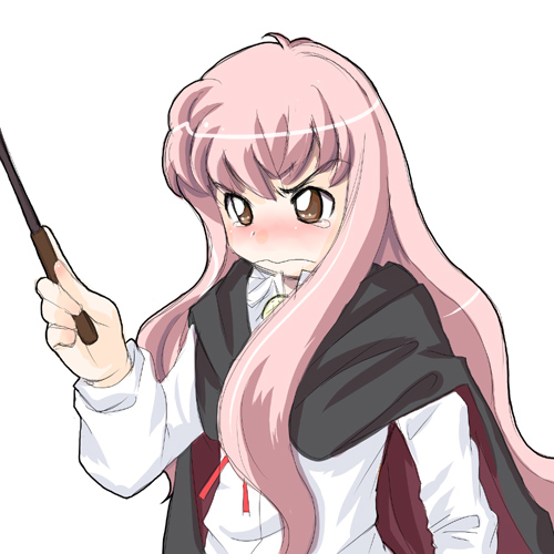 enokids, louise francoise le blanc de la valliere, zero no tsukaima, lowres, 00s, blush, solo, tears