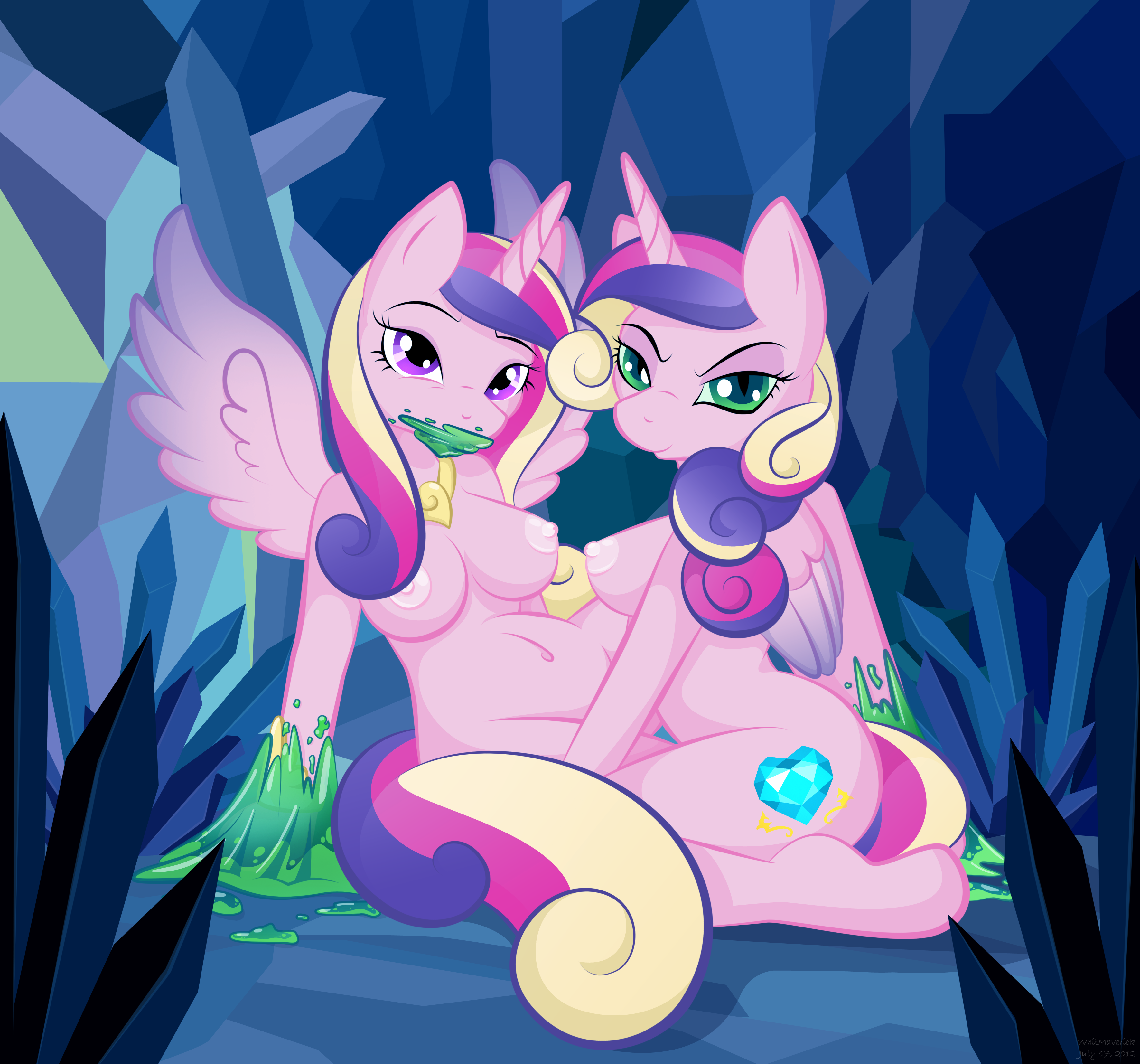 Rule34 – If it exists, there is porn of it / whitmaverick, princess cadance (mlp), queen chrysalis (mlp) / 50199
