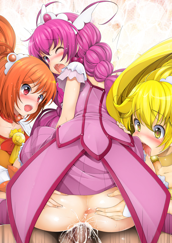 Rule34 – If it exists, there is porn of it / fumihiko (pixiv2658856), cure happy, cure peace, cure sunny, hino akane, hoshizora miyuki, yayoi kise / 50322