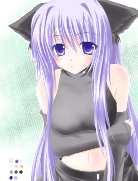 shirotsuki kouta, tagme, 1girl, animal ears, cat ears, female focus, solo