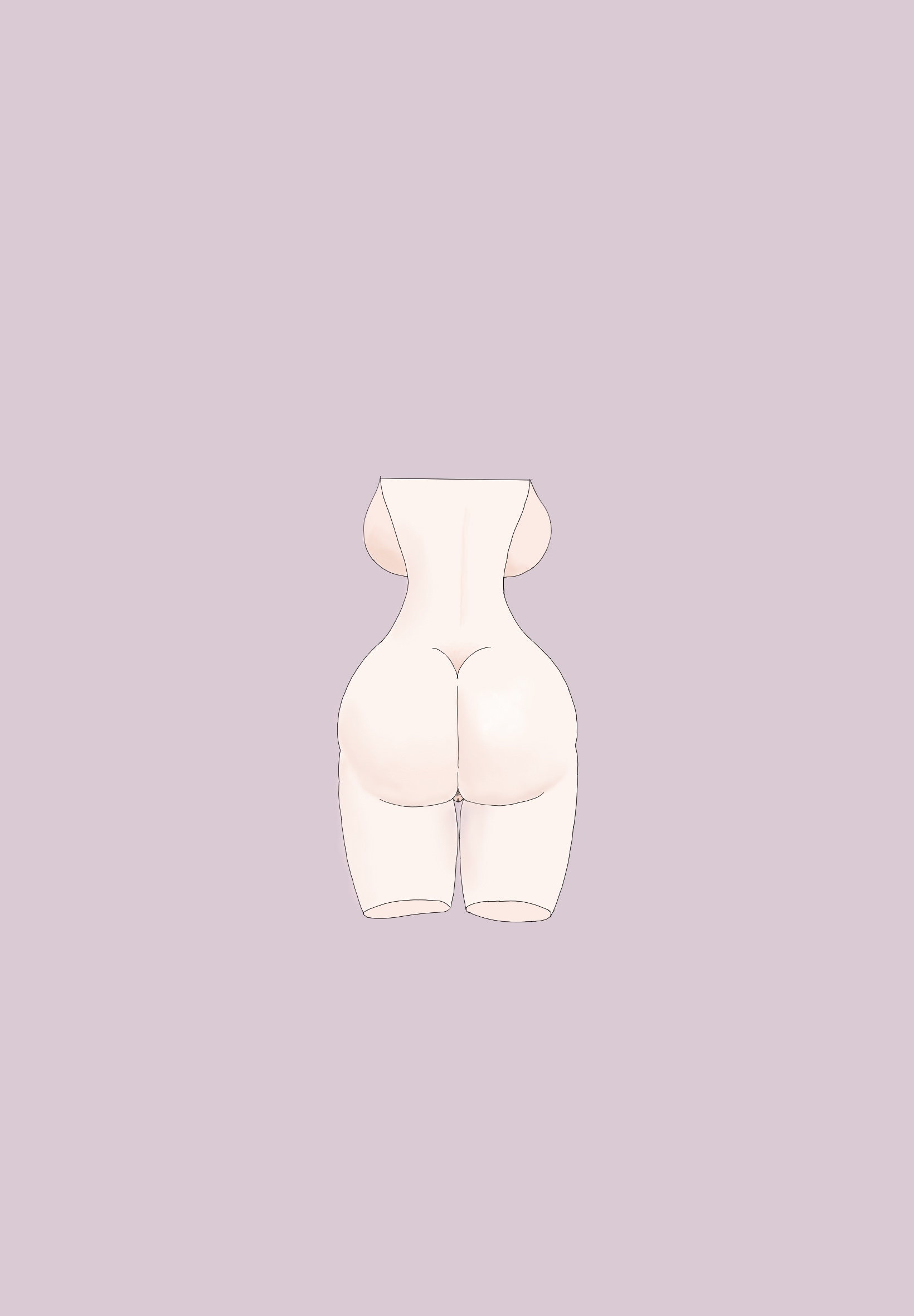 highres, non-web source, tagme, 1girl, ass, breasts, huge ass, medium breasts, solo