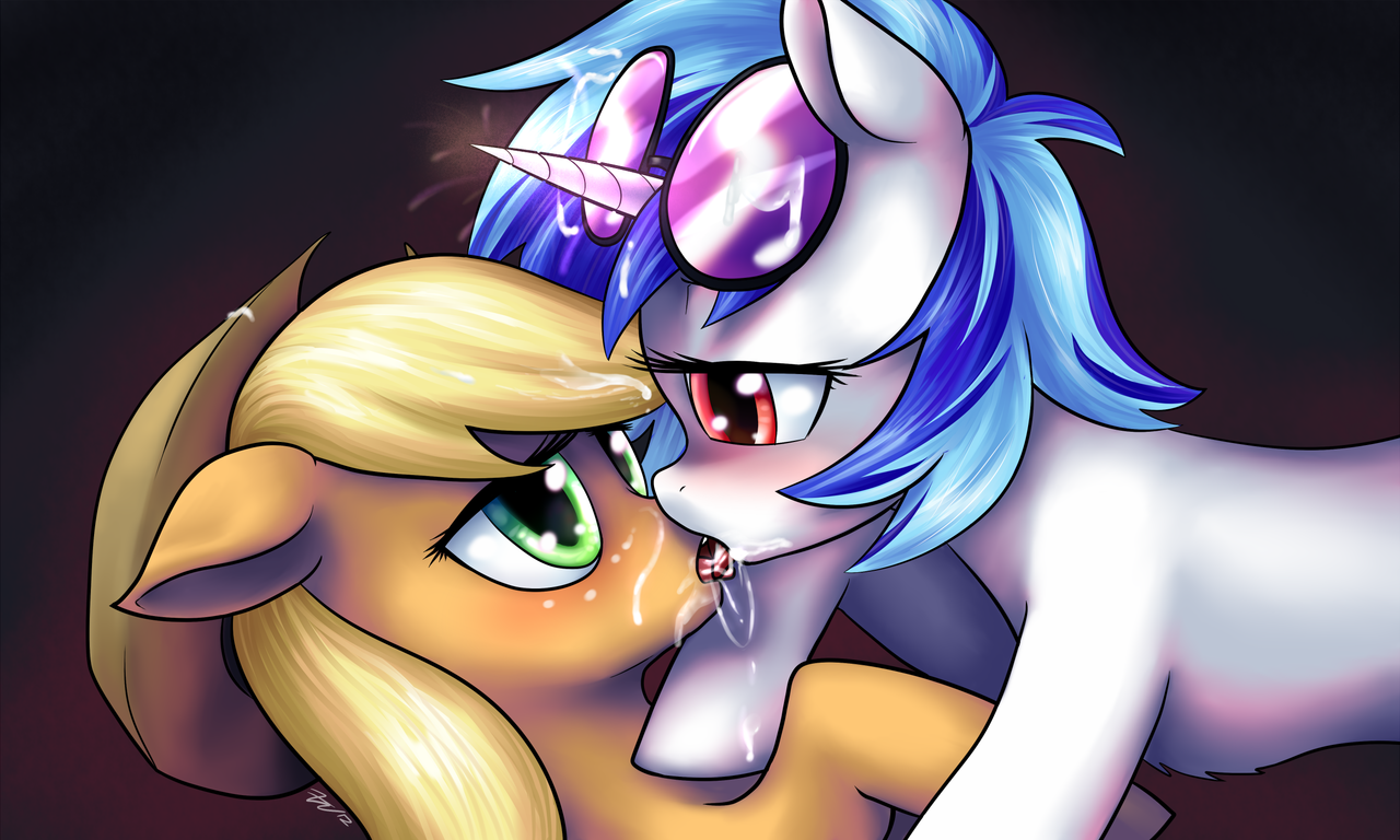Rule34 – If it exists, there is porn of it / 7-nights, applejack (mlp), vinyl scratch (mlp) / 51196