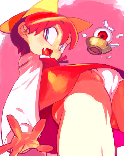 omake3213, nekomusume, gegege no kitarou, toei company, 1girl, cameltoe, female focus, loli, navel, panties, pantyshot, solo, underwear