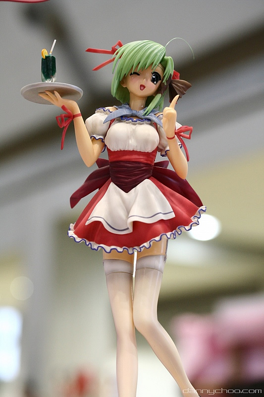shigure asa, shuffle!, photo (medium), 00s, figure, figure (medium), solo, thighhighs, waitress, zettai ryouiki