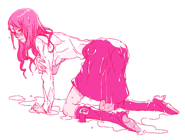 poitanu, kirijou mitsuru, atlus, persona, persona 3, monochrome, wet, wet clothes