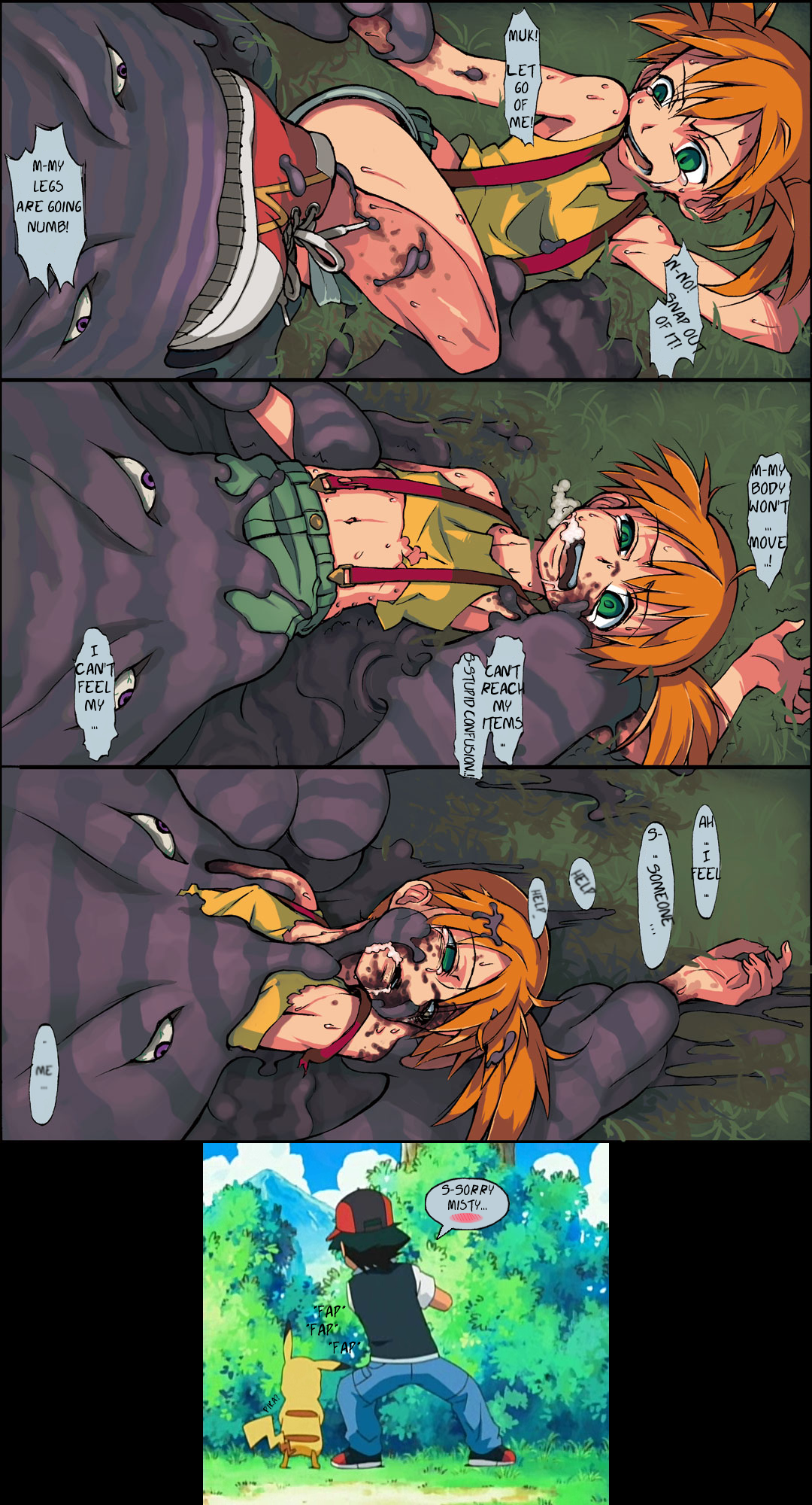 Rule34 – If it exists, there is porn of it / sabaku chitai, kasumi (pokemon), muk / 52400