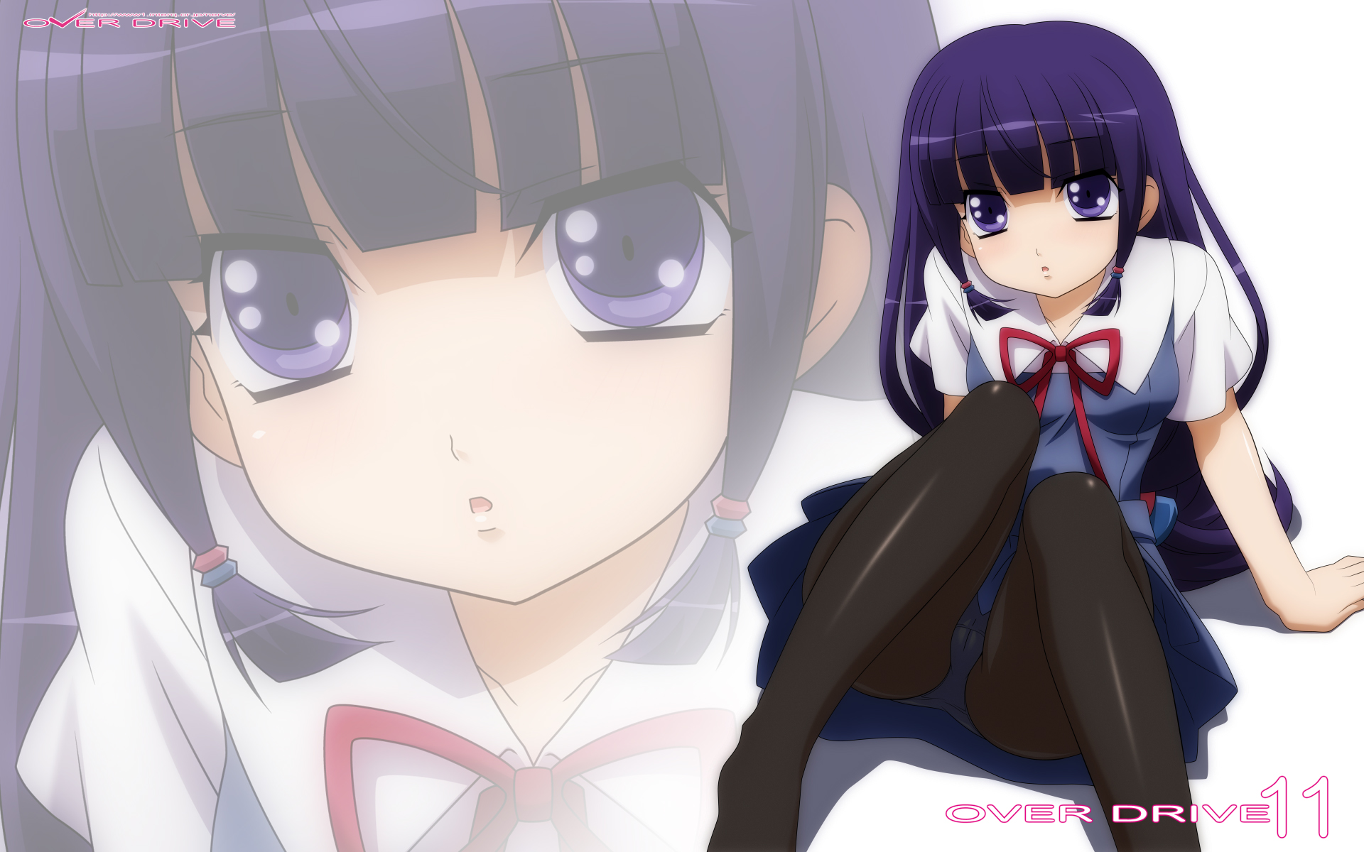 sugimura tomokazu, munakata michiru, utakata, highres, 00s, 1girl, female focus, pantyhose, solo, zoom layer