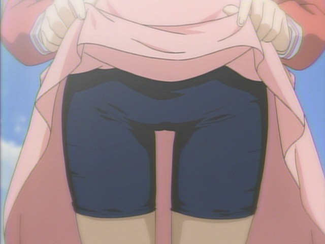 katsura hinagiku, hayate no gotoku!, screencap, bike shorts, cameltoe