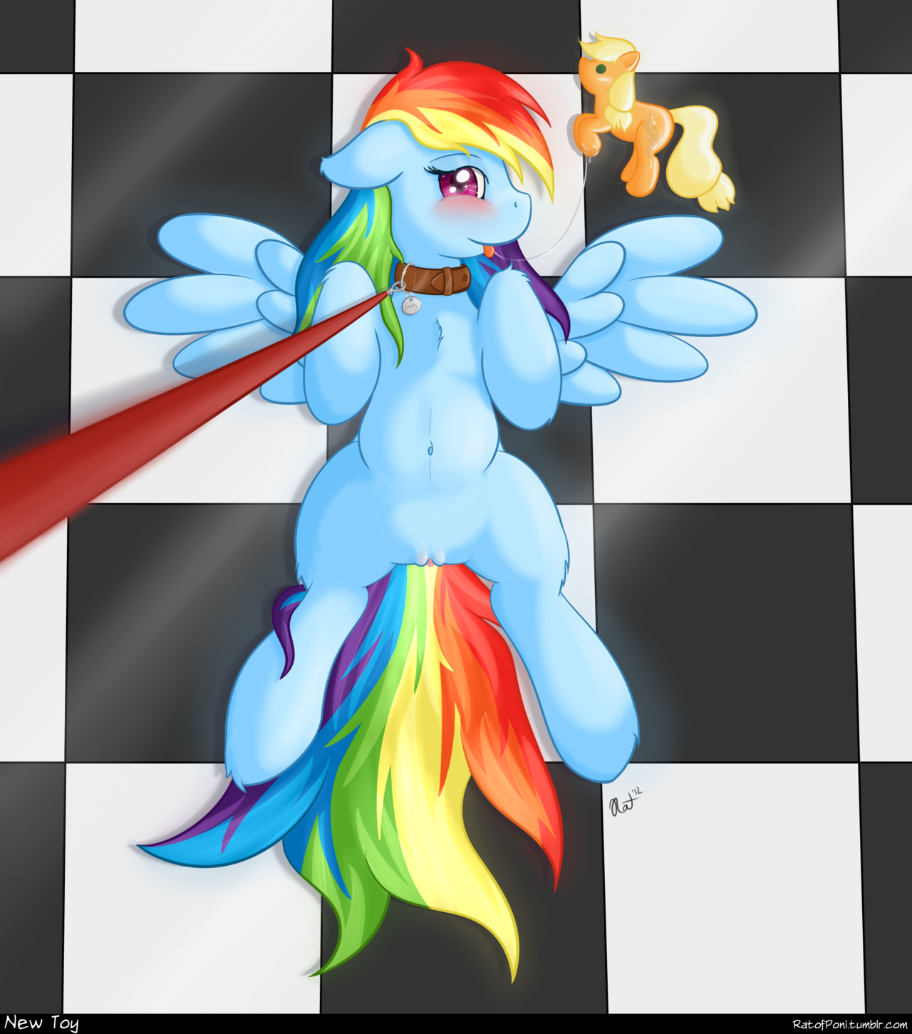 Rule34 – If it exists, there is porn of it / ratofponi, applejack (mlp), rainbow dash (mlp) / 52872