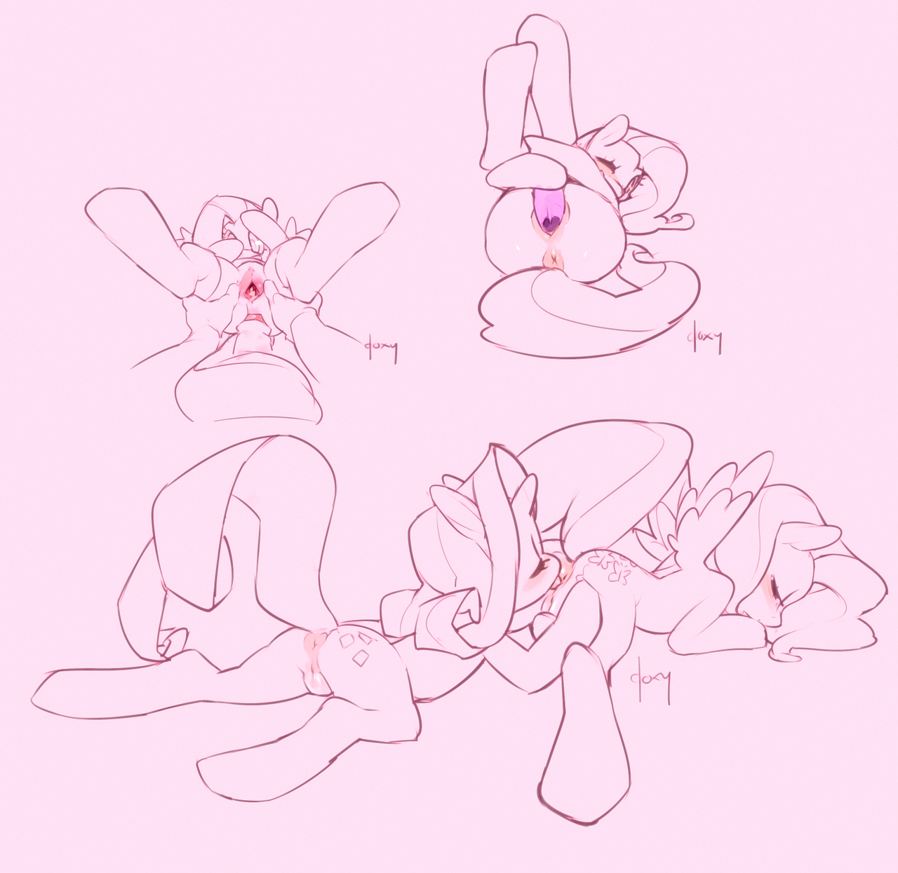 Rule34 – If it exists, there is porn of it / doxy, fluttershy (mlp), rarity (mlp) / 52955