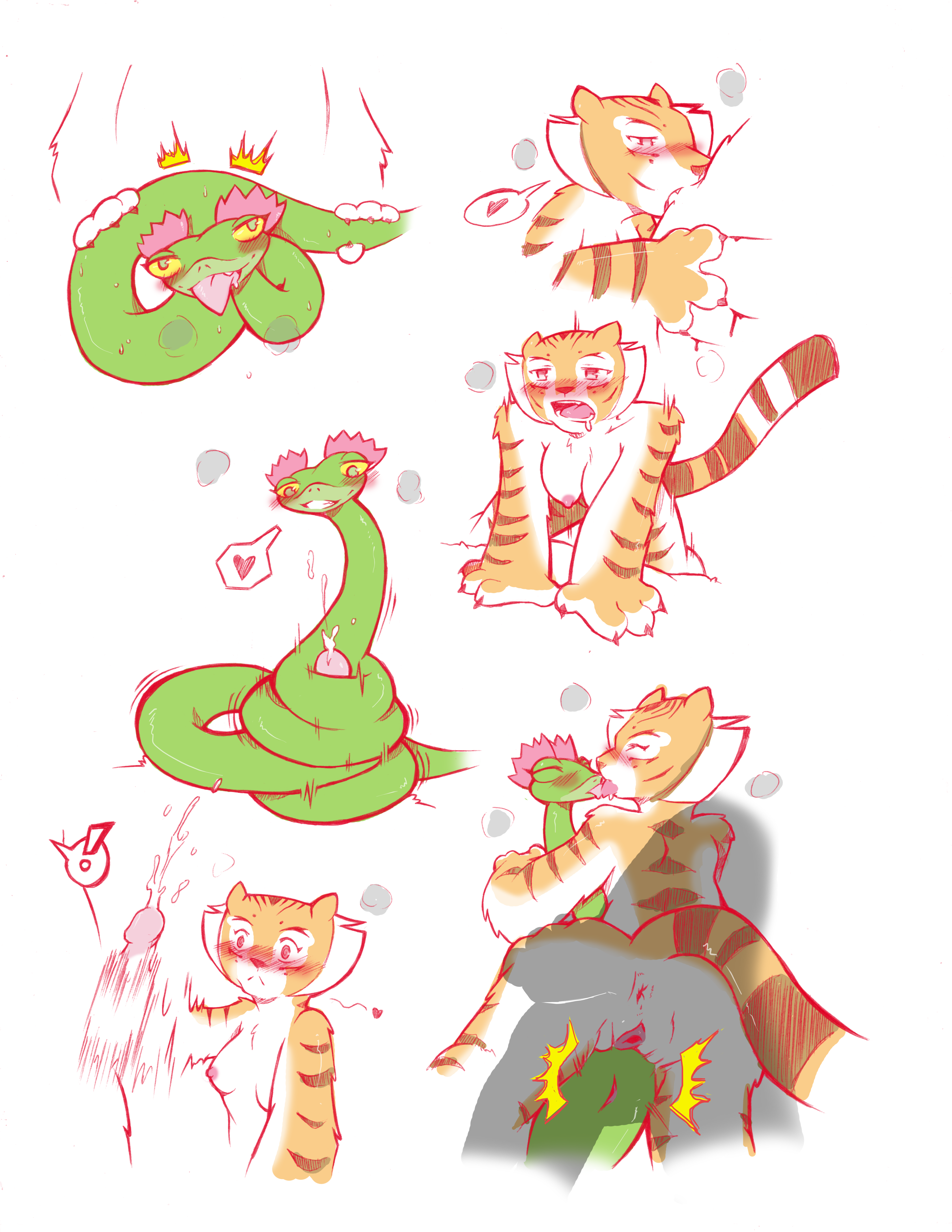 Rule34 – If it exists, there is porn of it / beppodragon, master tigress, master viper / 53494