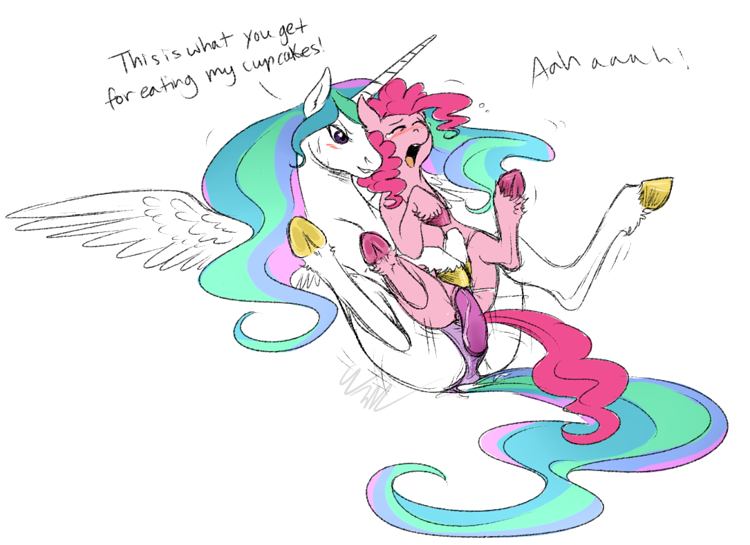 Rule34 – If it exists, there is porn of it / pinkie pie (mlp), princess celestia (mlp) / 53524