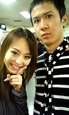 hirano aya, sugita tomokazu, real life, lowres, photo (medium), 1boy, 1girl, asian, voice actor
