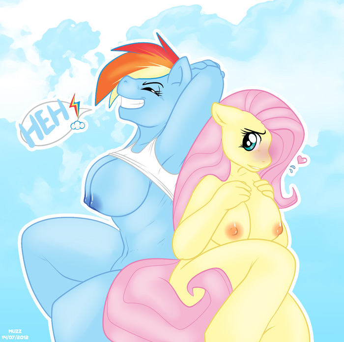 Rule34 – If it exists, there is porn of it / fluttershy (mlp), rainbow dash (mlp) / 54822