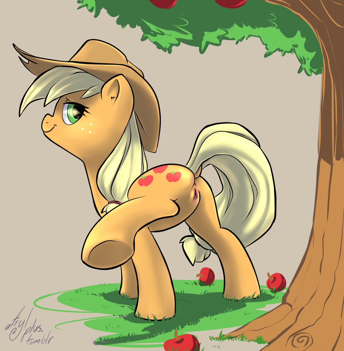 Rule34 – If it exists, there is porn of it / atryl, applejack (mlp) / 55038