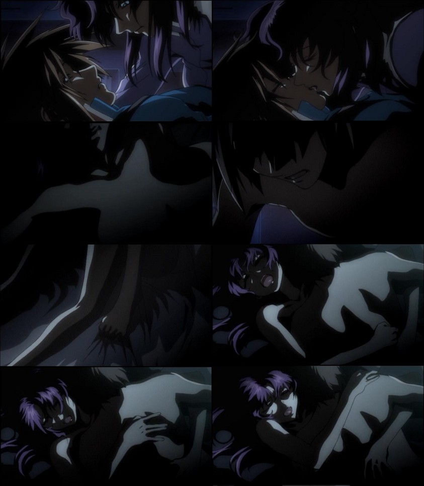flay allster, kira yamato, gundam, gundam seed, sunrise (company), anime screenshot, 00s, 1boy, 1girl, bed, bed sheet, collage, couple, dark, hetero, implied sex, kiss, night, sequential, sex, thighs, vaginal