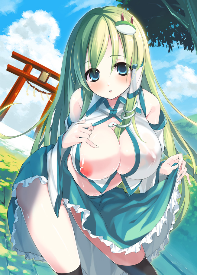 Rule34 – If it exists, there is porn of it / cloud palette, sanae kochiya / 55622