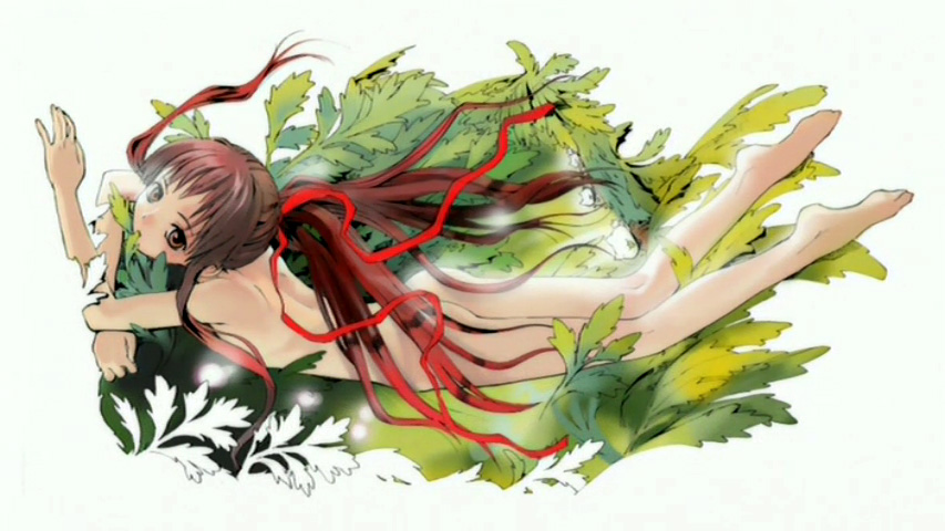 aka, onda aka, rec (manga), anime screenshot, non-web source, 00s, ass, nude, ponytail, red hair, solo