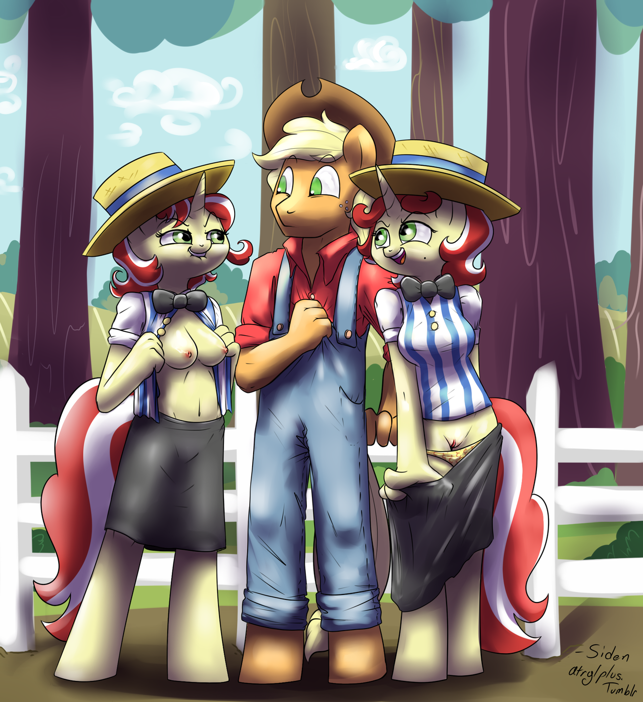 Rule34 – If it exists, there is porn of it / siden, applejack (mlp), flam (mlp), flim (mlp) / 56593