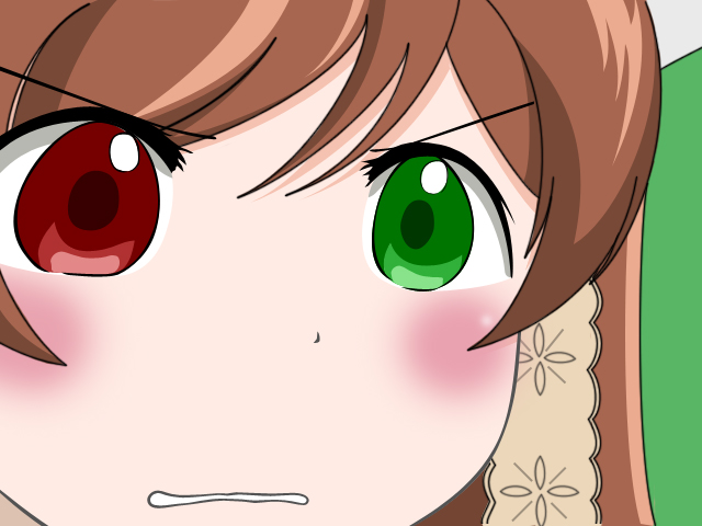 suiseiseki, rozen maiden, 00s, 1girl, female focus, gununu (meme), heterochromia, meme, solo
