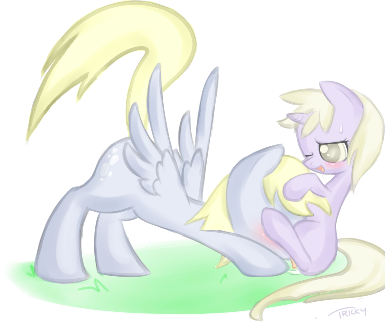 Rule34 – If it exists, there is porn of it / tricky, derpy hooves, dinky hooves / 57496
