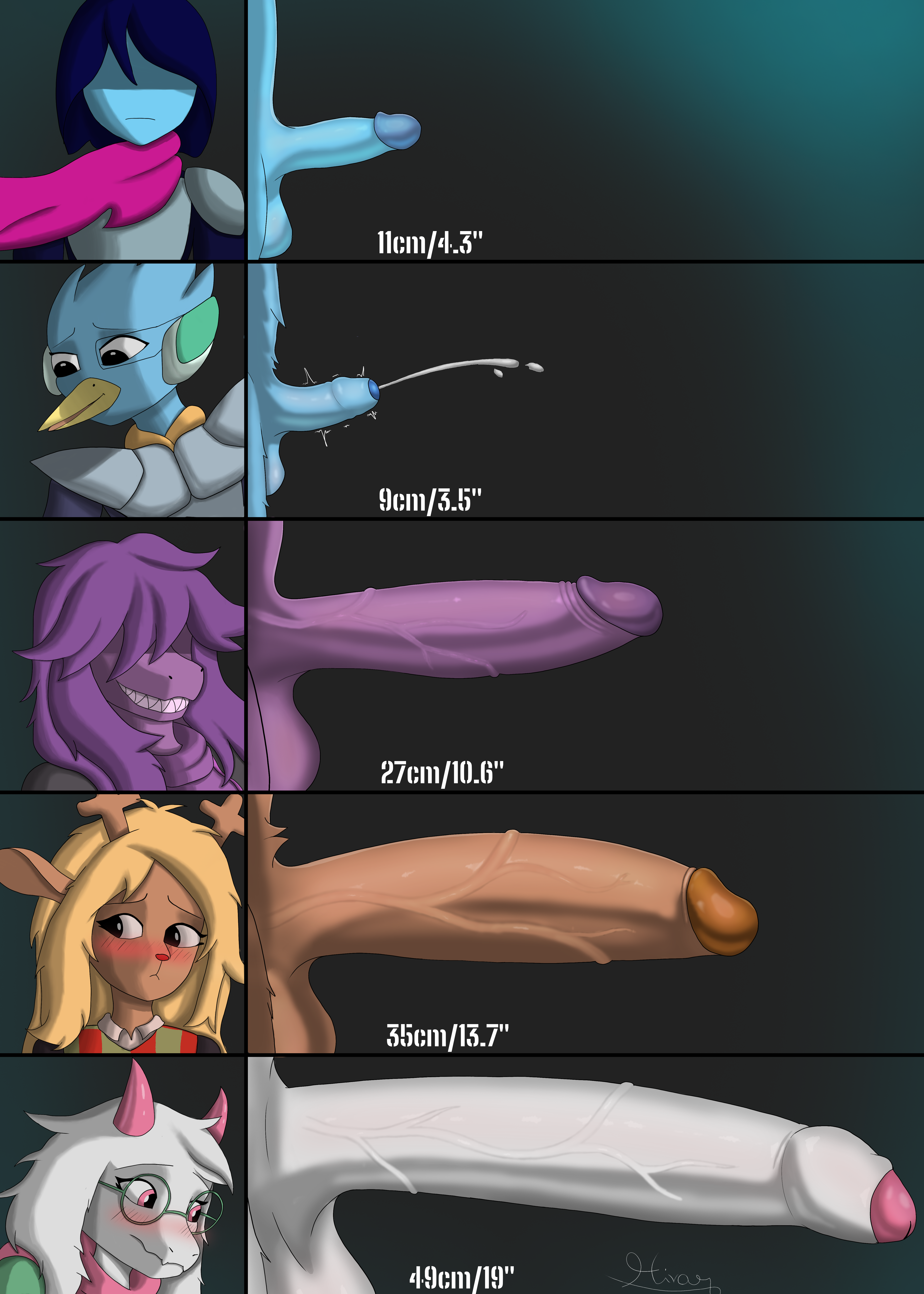 Rule34 – If it exists, there is porn of it / berdly, kris (deltarune), noelle holiday, ralsei, susie (deltarune) / 8645048