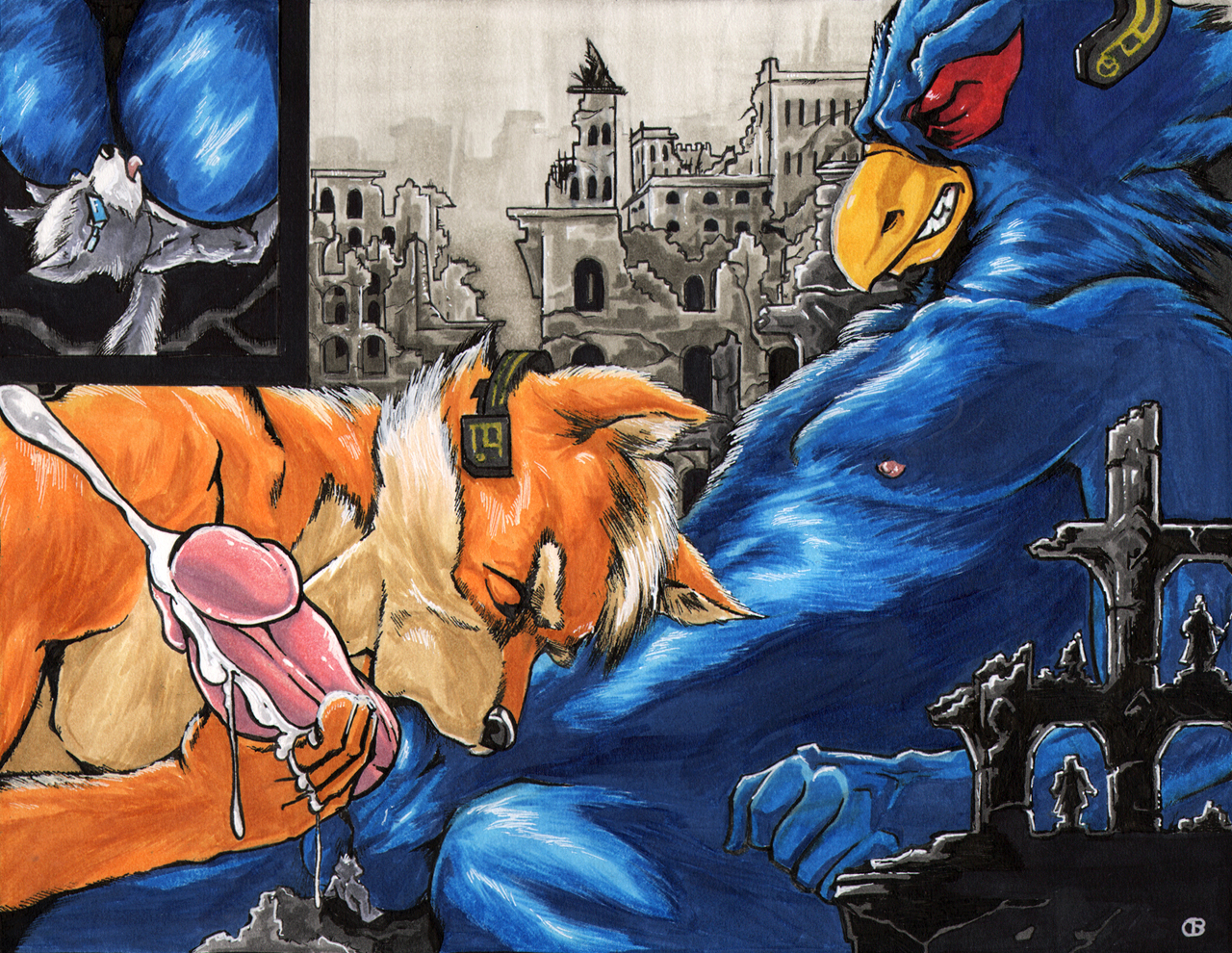 Rule34 – If it exists, there is porn of it / falco lombardi, fox mccloud / 57956