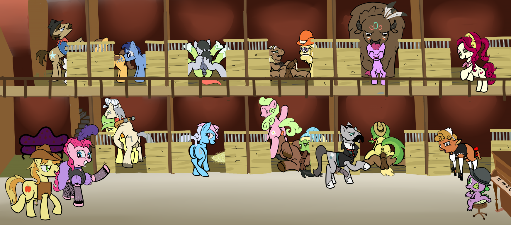 Rule34 – If it exists, there is porn of it / ragingsemi, berry punch (mlp), braeburn, caramel (mlp), cherry jubilee (mlp), chief thunderhooves (mlp), little strongheart (mlp), pinkie pie (mlp), sheriff silverstar (mlp), spike (mlp) / 57996