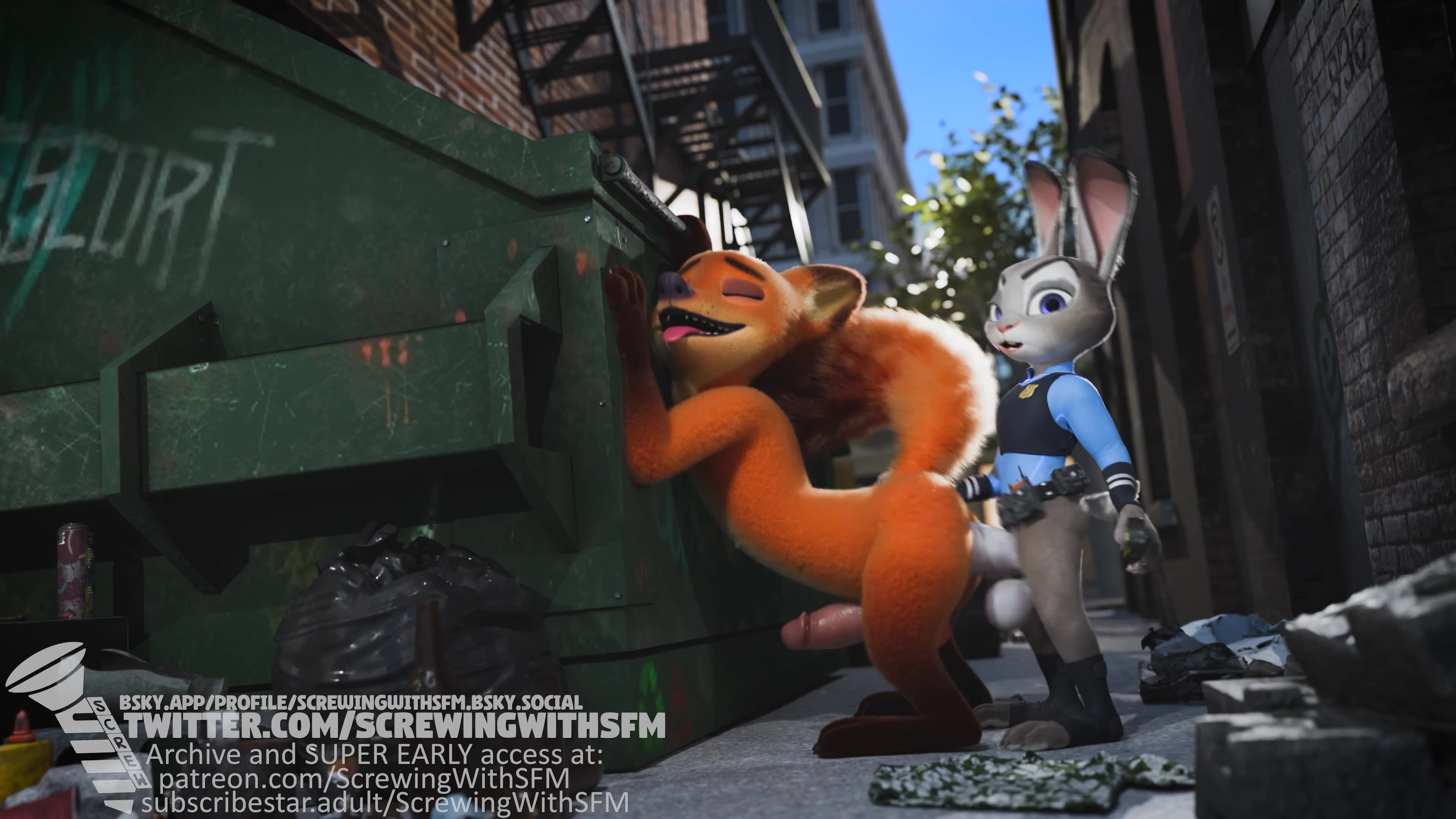 Rule34 – If it exists, there is porn of it / screwingwithsfm, judy hopps, nick wilde / 8645243