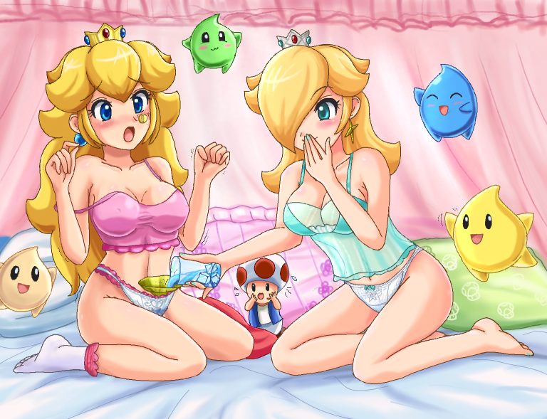 Rule34 – If it exists, there is porn of it / sigurdhosenfeld, luma, princess peach, princess rosalina, toad, toad (mario) / 59258