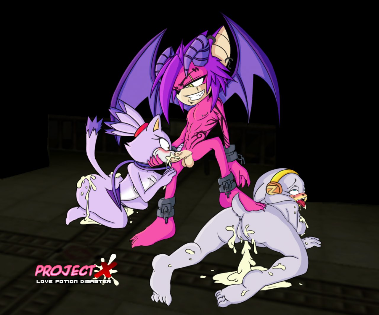 Rule34 – If it exists, there is porn of it / pinkthehedgehog2, blaze the cat, zeta the echidna / 59471