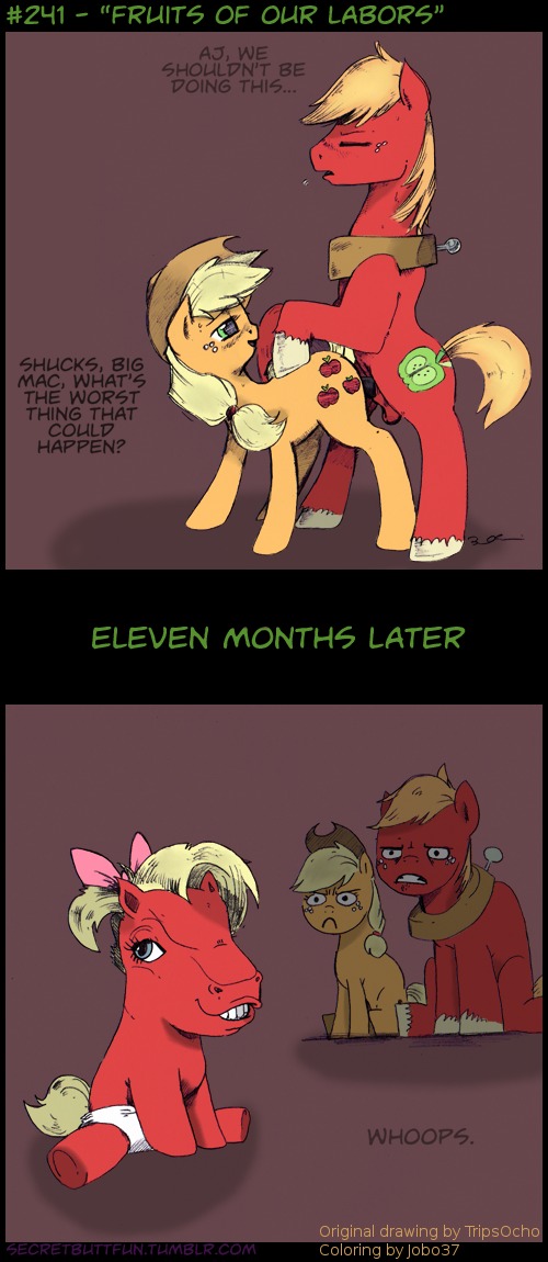 Rule34 – If it exists, there is porn of it / jobo37, tripsocho, applejack (mlp), big macintosh (mlp) / 59622