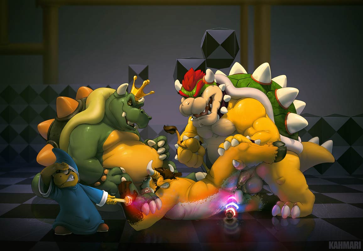Rule34 – If it exists, there is porn of it / kahmari, bowser, kamek, king koopa, koopa, magikoopa / 59842