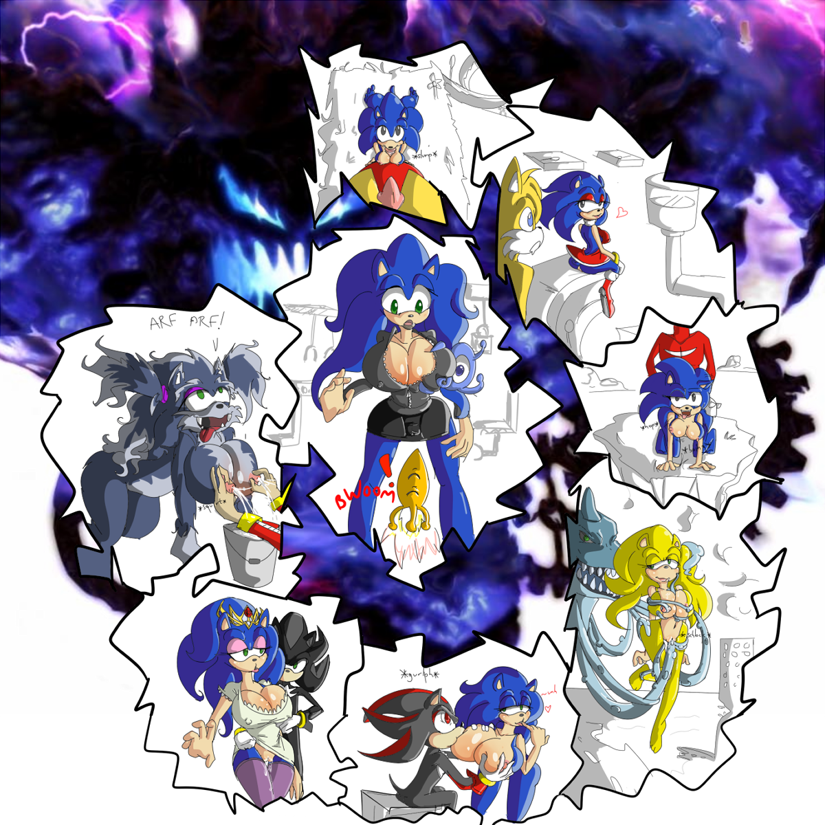 Rule34 – If it exists, there is porn of it / cuisine, chaos (sonic), knuckles the echidna, mephiles the dark, robotnik, shadow the hedgehog, sonic the hedgehog, sonic the werehog, tails, time eater / 60388