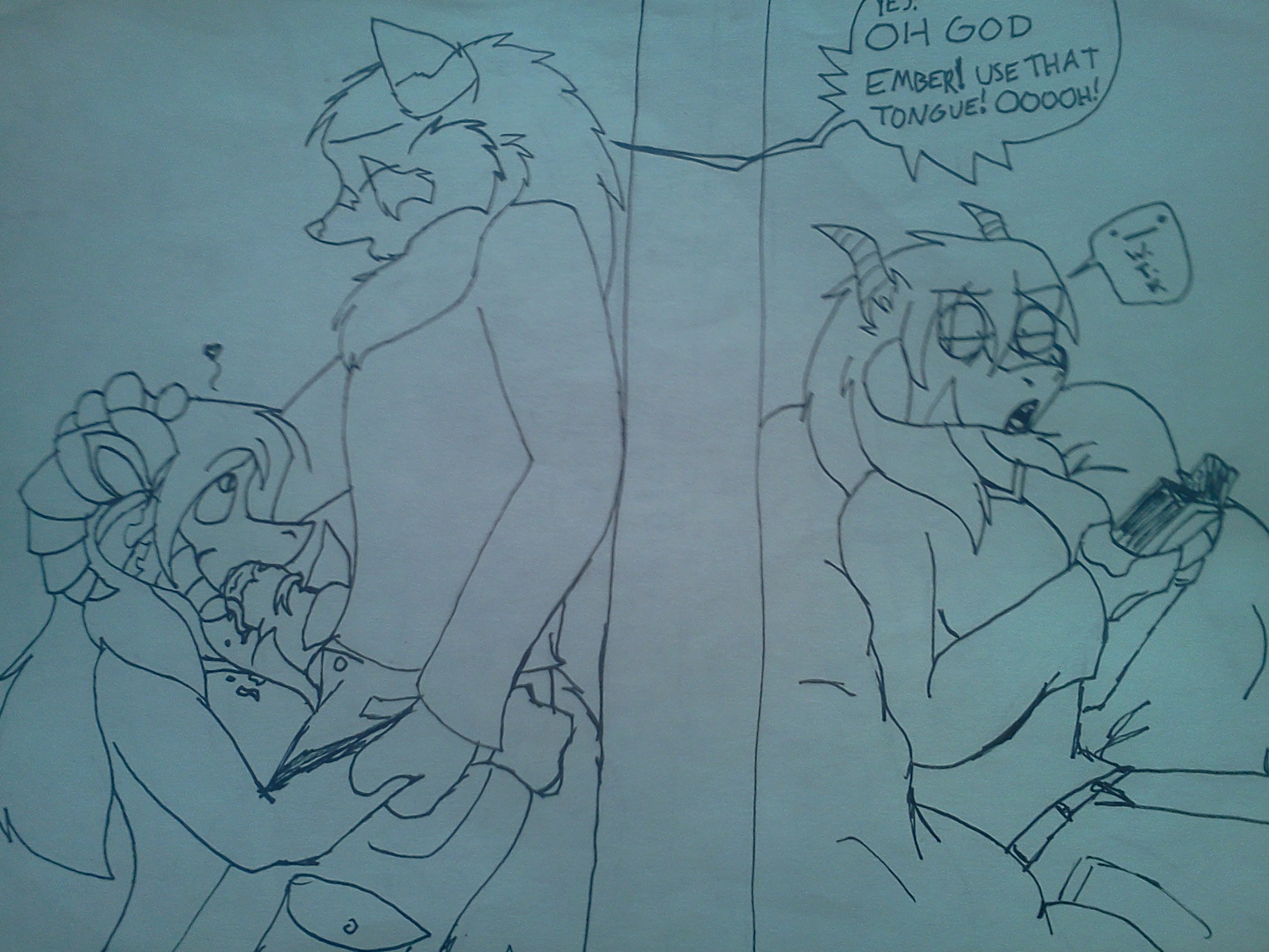 Rule34 – If it exists, there is porn of it / redgreenfluffball, emberfang, firefang, zach snowfox / 60513