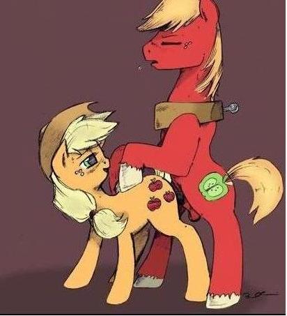 Rule34 – If it exists, there is porn of it / jobo37, tripsocho, applejack (mlp), big macintosh (mlp) / 61154