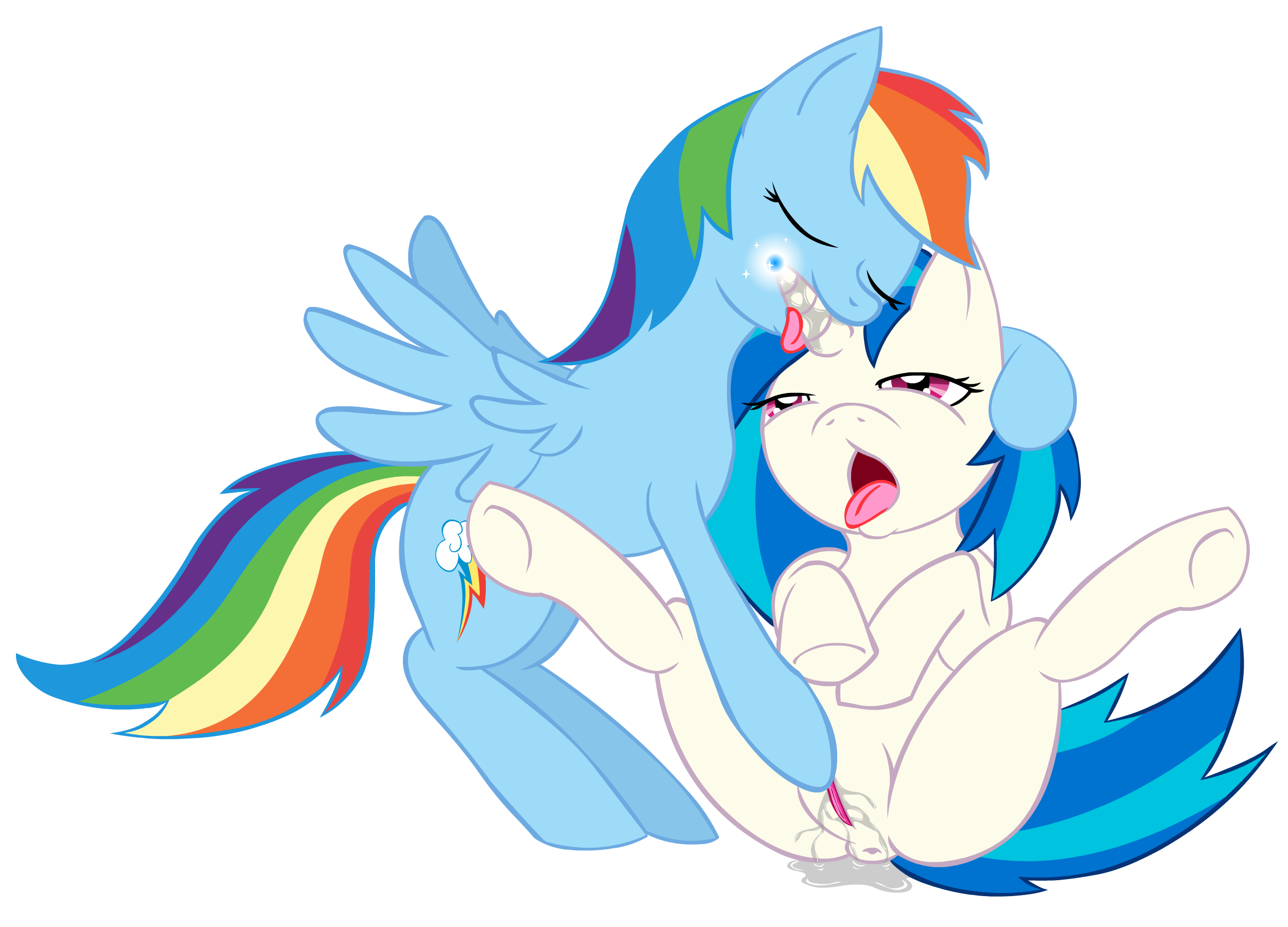 Rule34 – If it exists, there is porn of it / shadowovermars, rainbow dash (mlp), vinyl scratch (mlp) / 61155